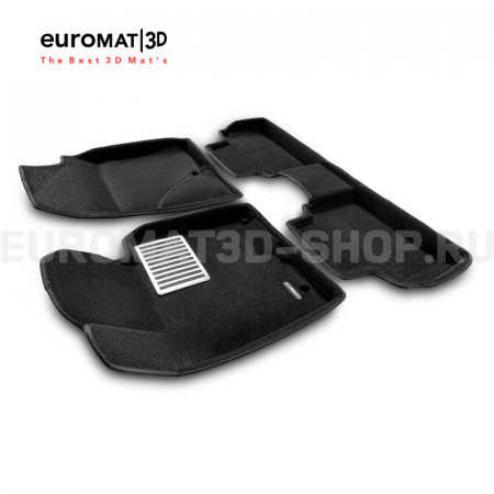 Текстильные 3D коврики Euromat3D Lux в салон для Kia Ceed (2012-2018) № EM3D-002706