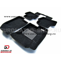 Текстильные 3D коврики Euromat3D Business в салон для Dodge Caliber (2007-2014) № EMC3D-002501