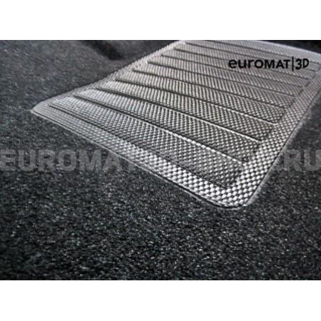 Текстильные 3D коврики Euromat3D Business в салон для Jaguar XE (2016-) EMC3D-002752