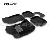 Текстильные 3D коврики Euromat3D Premium в салон для Subaru Legacy (2010-) № EMPR3D-004704