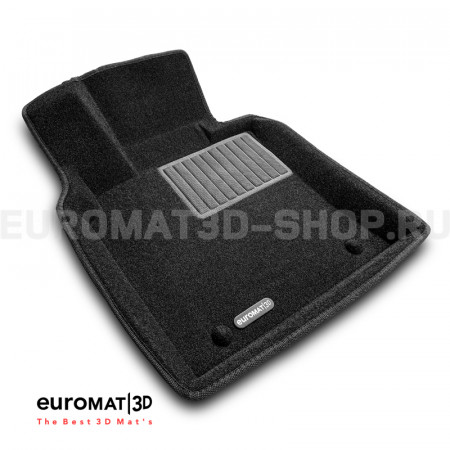 Текстильные 3D коврики Euromat3D Premium в салон для Lexus ES (2019-) № EMPR3D-005101