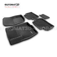 3D коврики Euromat3D EVA в салон для Mitsubishi Outlander (2012-2023) № EM3DEVA-003609