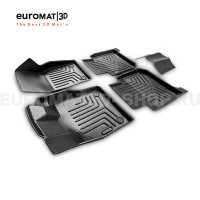 3D коврики Euromat3D Liner в салон для Skoda Kodiaq (2017-2024) № EM3DLI-004512