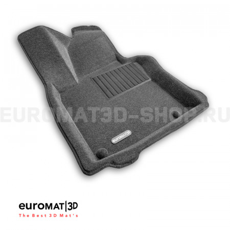Текстильные 3D коврики Euromat3D Business в салон для Volkswagen Jetta (2005-2010) № EMC3D-004502G Серые