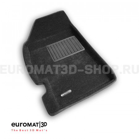 Текстильные 3D коврики Euromat3D Business в салон для Ravon R2 (2016-2022) № EMC3D-001508