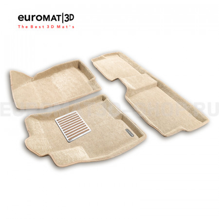Текстильные 3D коврики Euromat3D Lux в салон для Chery Tiggo 7 PRO (2019-) № EM3D-001421T Бежевые Текстильные 3D коврики Euromat3D Lux в салон для Chery Tiggo 7 PRO (2019-) № EM3D-001421T Бежевые