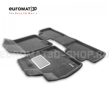 Текстильные 3D коврики Euromat3D Lux в салон для Gac GS8 (2016-2022) № EM3D-001432G Серые Текстильные 3D коврики Euromat3D Lux в салон для Gac GS8 (2016-2022) № EM3D-001432G Серые