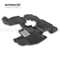 Текстильные 3D коврики Euromat3D Lux в салон для Exeed Exlantix ET (2024-) № EM3D-001428